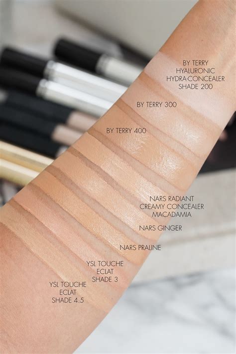 ysl touche eclat concealer swatches|YSL touche eclat concealer shades.